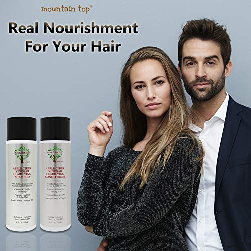 Apple Cider Vinegar Hair Conditioner 16 oz for Soft Shiny Hair - Image 3