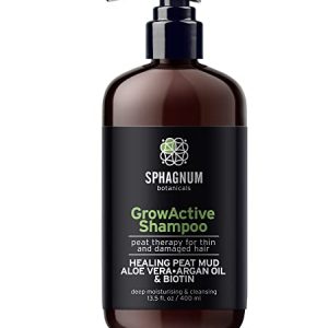 Nourishing Argan Aloe Sulfate-Free Shampoo for All Hair Types, 12 oz Bottle