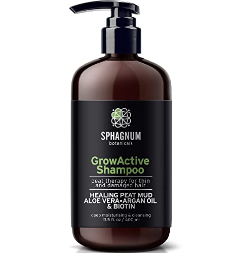 Nourishing Argan Aloe Sulfate-Free Shampoo for All Hair Types, 12 oz Bottle