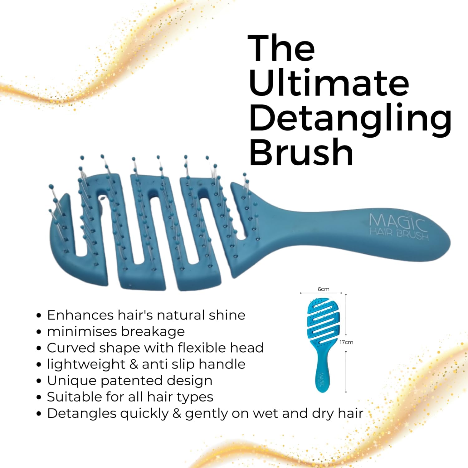 Argan Magic Hair Brush: Tangle-free hair with argan oil benefits. - Image 3