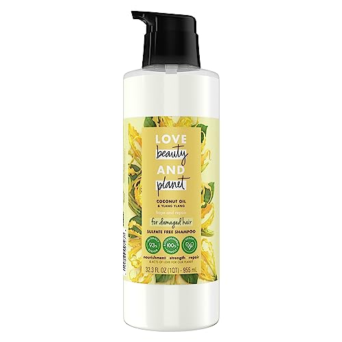 Argan oil and coconut shampoo for hair nourishment.