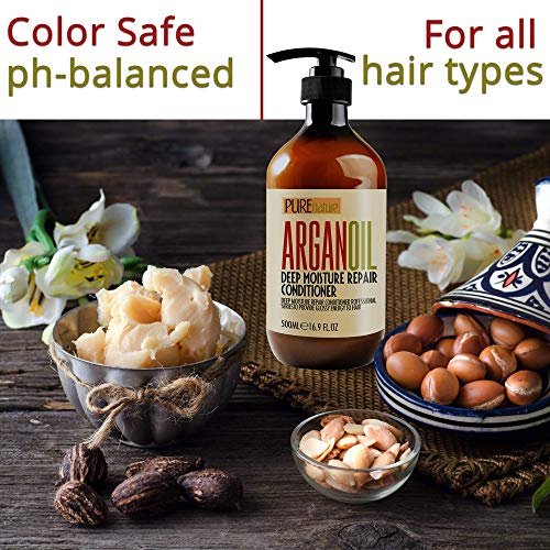 Argan Oil Hydrating Curly Hair Conditioner 12 oz Nourishing Treatment - Image 6