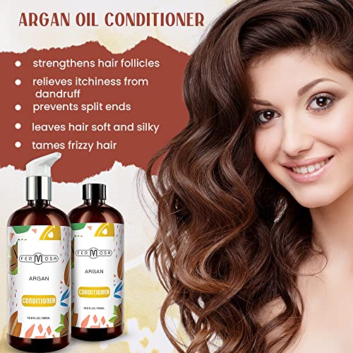 Argan Oil Dandruff Shampoo 12oz for Flake Control and Nourished Scalp - Image 4
