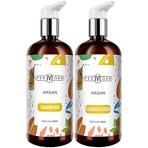 Argan Oil Dandruff Shampoo 12oz for Flake Control and Nourished Scalp