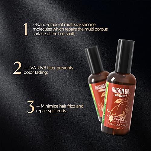 Nourishing Argan Oil for Smooth, Shiny, Healthy Hair 4 oz - Image 3
