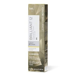 Argan Oil Permanent Hair Dye 8N Natural Blonde 3.4 oz for Luminous Shine