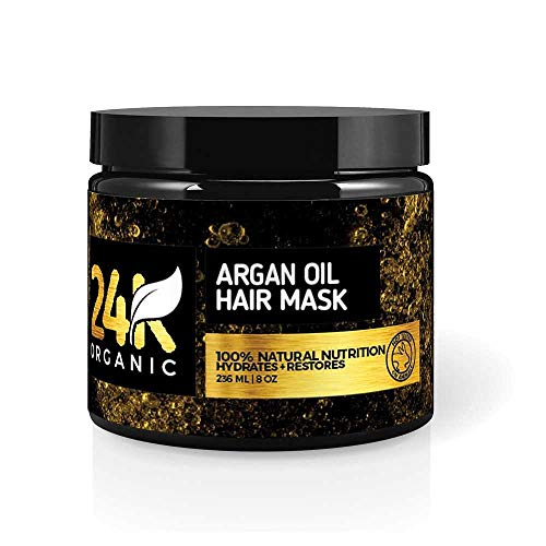 Alayna Argan Oil Deep Conditioning Hair Mask 8 oz for Soft Hydrated Hair