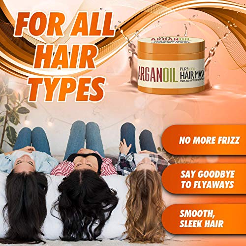 Art Naturals Argan Oil Hair Mask 8 Ounce Hydrating Treatment for Dry Hair - Image 7