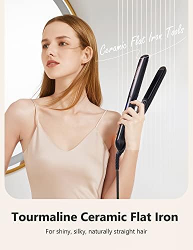 Professional Argan Oil Hair Straightener 1.25 Inch Plates for Smooth Silky Hair - Image 5