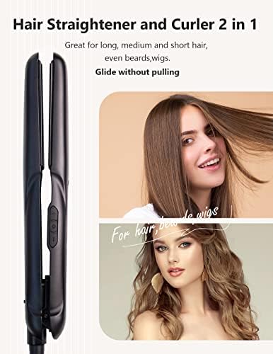 Professional Argan Oil Hair Straightener 1.25 Inch Plates for Smooth Silky Hair - Image 3