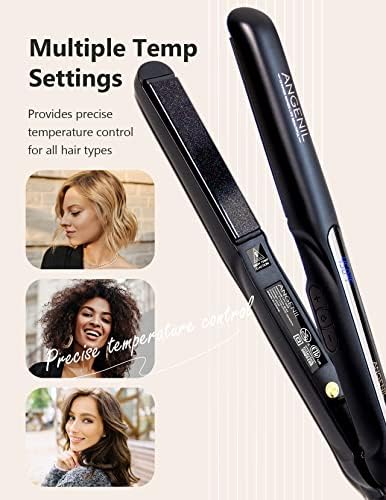 Professional Argan Oil Hair Straightener 1.25 Inch Plates for Smooth Silky Hair - Image 9