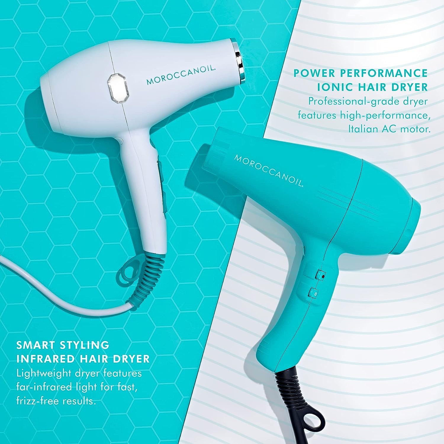 Ionic Technology Argan Oil Infused Hair Dryer for Silky Smooth and Shiny Hair 1200W - Image 5