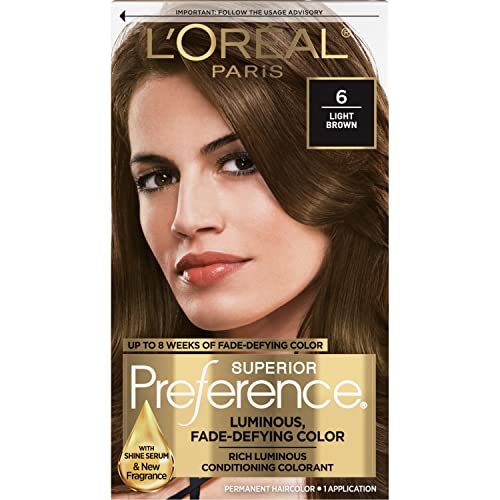 Argan Oil Light Chocolate Brown Permanent Hair Dye 4.1 oz Vibrant Color