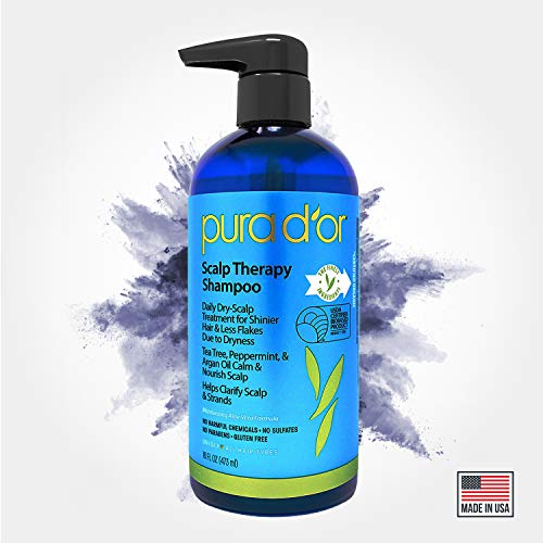 16 oz Argan Oil Shampoo for Vibrant Hair with Blue Tint - Image 4