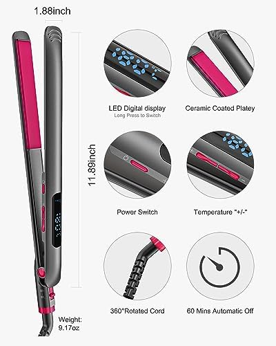 ?Argan Oil Steam Flat Iron for Hair? - Image 6