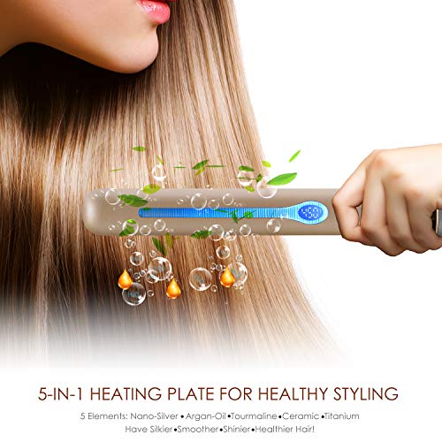Argan Oil Steam Hair Straightener - Image 8