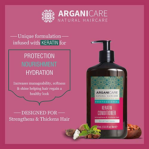 Arganicare Keratin Hair Serum 100ml for Nourishing and Strengthening - Image 3