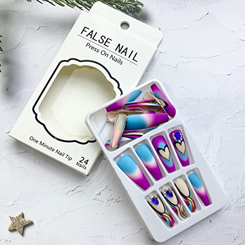 Aries-themed acrylic nails for bold and trendy looks. - Image 3