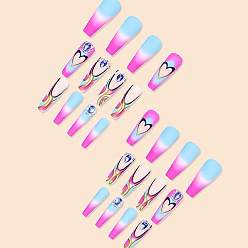 Aries-themed acrylic nails for bold and trendy looks. - Image 5