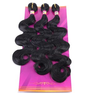 Artificial Human Hair for Quality Styling, Versatile Use, 16-Inch Length