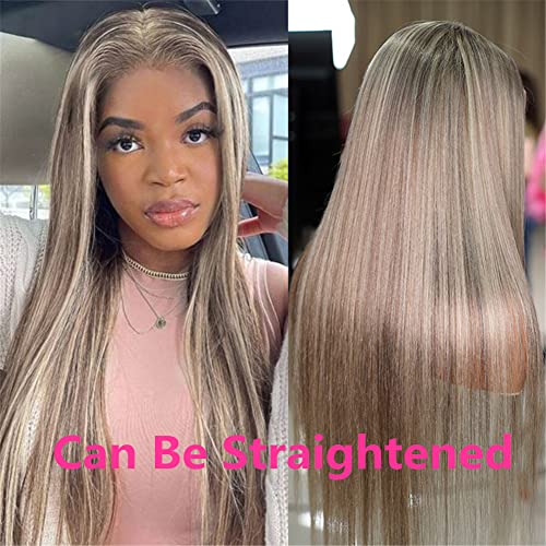18 Inch Ash Blonde Human Hair Wig for Natural Look and Comfortable Fit - Image 2