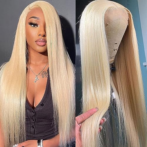 Ash Blonde Lace Front Human Hair Wig