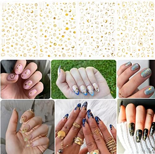 Astrology Zodiac Acrylic Nail Art Set for Unique Nail Styles - Image 5