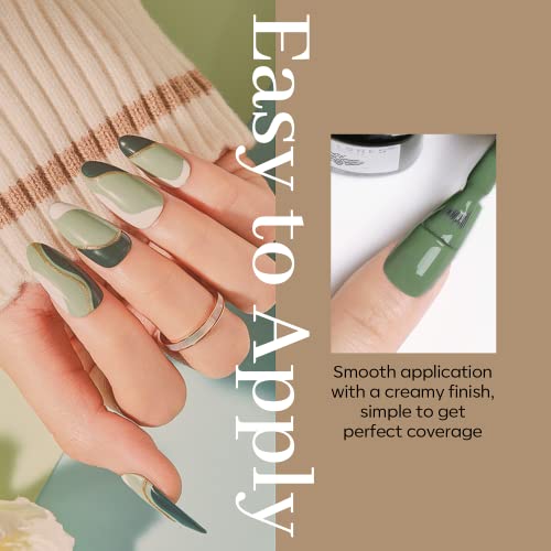 August Gel Nail Color Set 6 Trendy Seasonal Shades Nail Art - Image 6