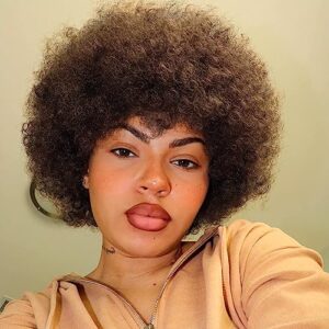 ?Authentic Afro American Human Hair Wig?