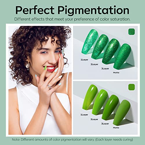 Avocado Green 15ml Nail Polish for Eco-Friendly, Stylish & Trendy Nails - Image 2