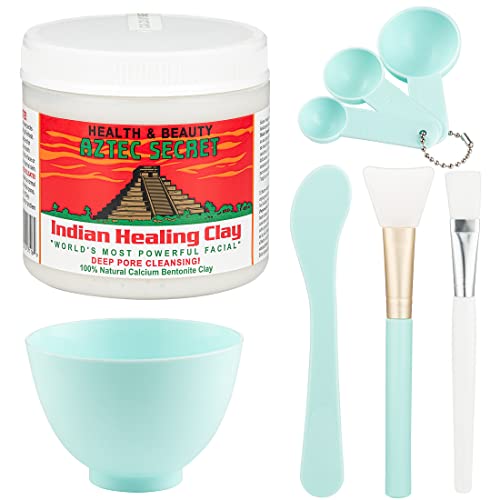 Aztec Clay Hair Mask Natural Treatment 8 oz for Healthy Hair Nourishment