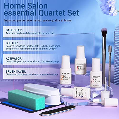 Azure Beauty Gel Nail Polish Starter Kit with 12 Professional Colors for At-Home Manicures - Image 8