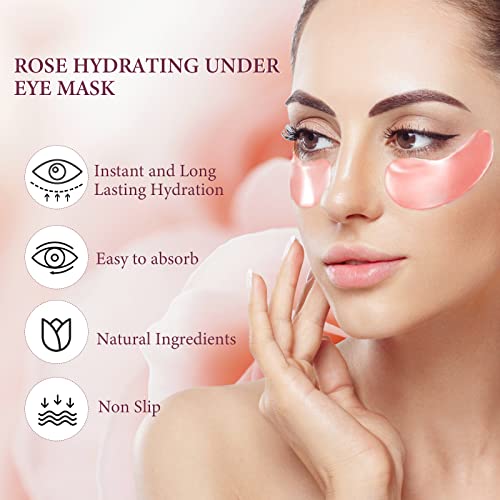 Azure Rose Hydrating and Firming Collagen Eye Pads, 30 Count Pack - Image 3