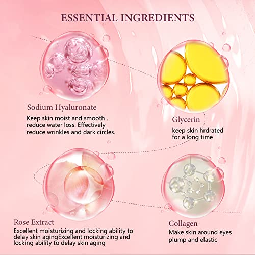 Azure Rose Hydrating and Firming Collagen Eye Pads, 30 Count Pack - Image 4