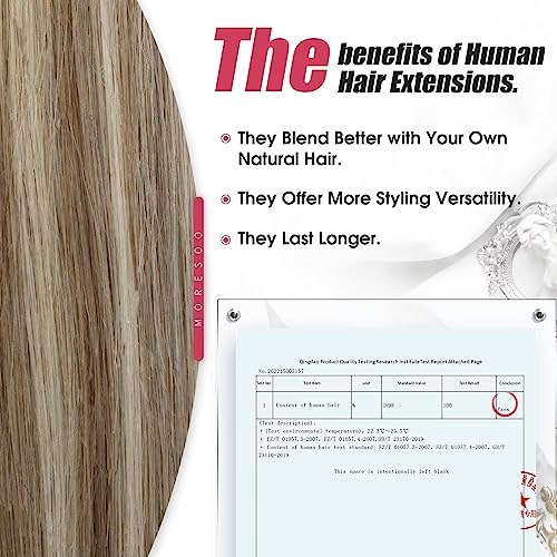 Babe Hair 18 Inch Remy Human Hair Extensions for Natural Blend and Volume - Image 3