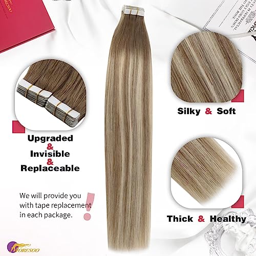 Babe Hair 18 Inch Remy Human Hair Extensions for Natural Blend and Volume - Image 2