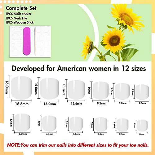 Kids' Cute Acrylic Nail Art Set - Baby Girl Durable 24 Piece Collection - Image 7