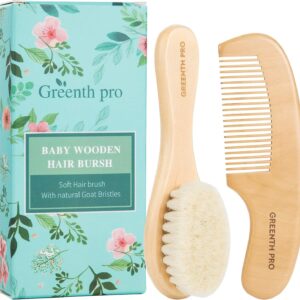 Soft Bristle Gentle Baby Hair Brush for Babies and Toddlers Sensitive Scalps