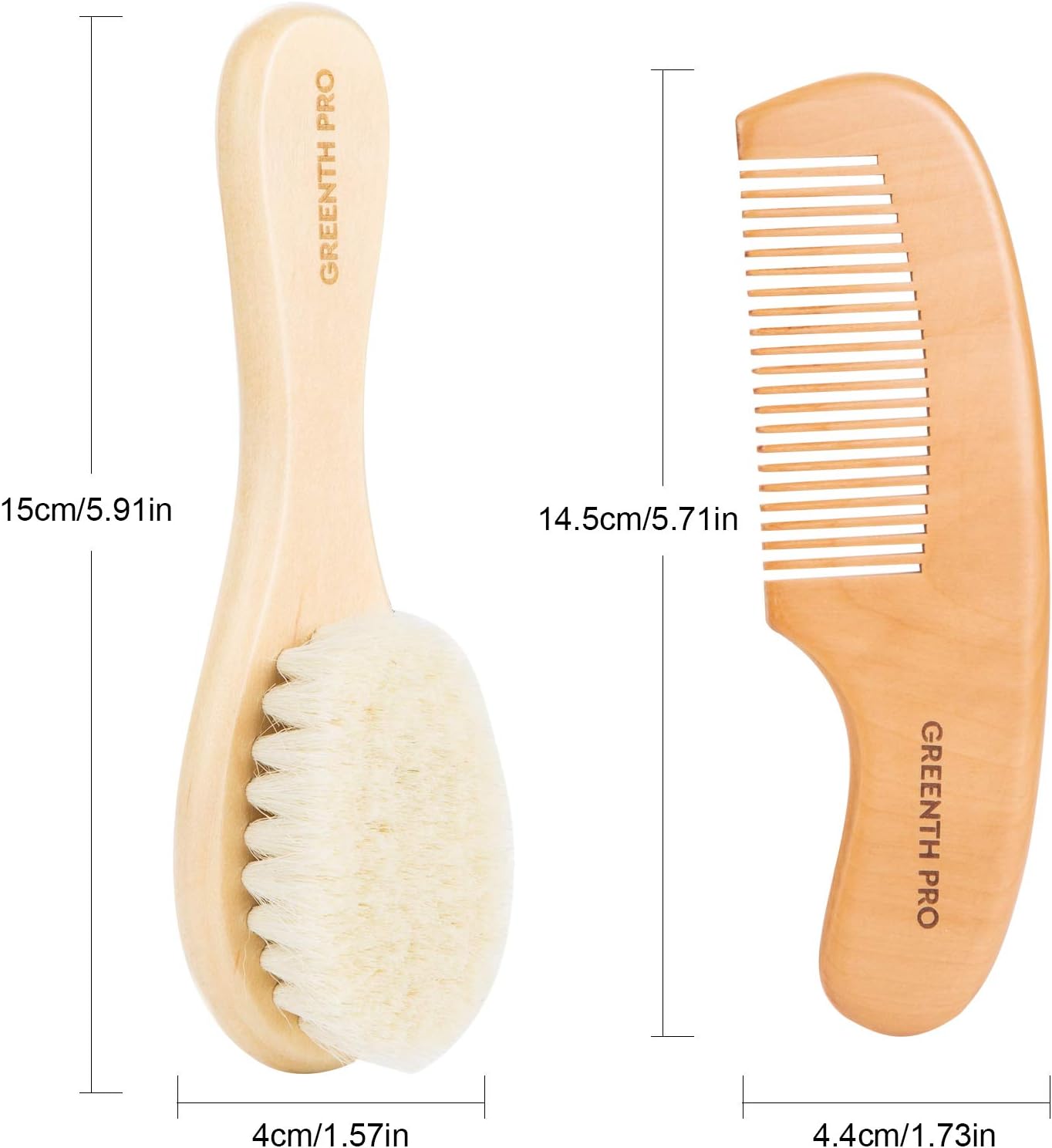 Soft Bristle Gentle Baby Hair Brush for Babies and Toddlers Sensitive Scalps - Image 6