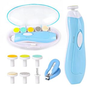 Newborn Toddler Baby Nail Clippers and Safety Scissors Set Gentle Grooming