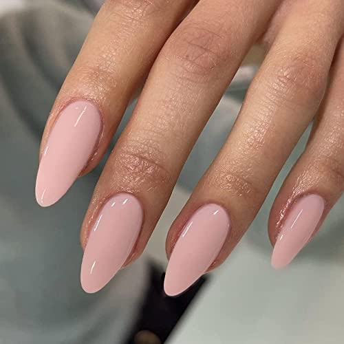 Long Baby Pink Acrylic Nails Set for Fashionable and Durable Nail Art - Image 2