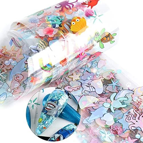 Baby Shark Nail Art Sticker Set for Kids - Fun Colorful Designs - Image 3
