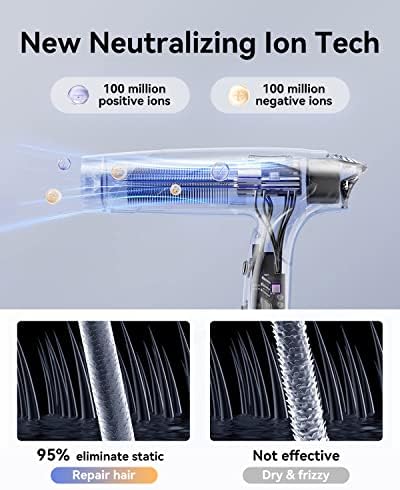 Babyliss Pro Lightweight Titanium Hair Dryer 2000 Watts Fast Drying for Effortless Styling - Image 3