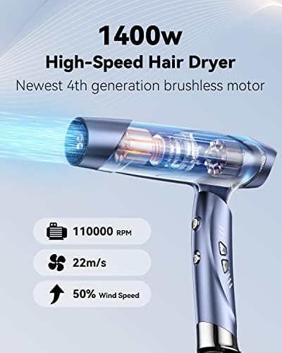 Babyliss Pro Lightweight Titanium Hair Dryer 2000 Watts Fast Drying for Effortless Styling - Image 2