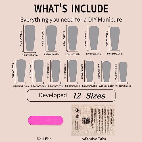 ?Baddie Coffin Acrylic Nails? - Image 5
