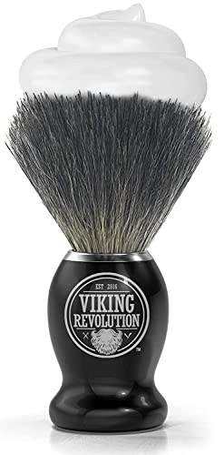 Luxury Classic Medium Size Badger Shaving Brush for a Smooth Close Shave - Image 5