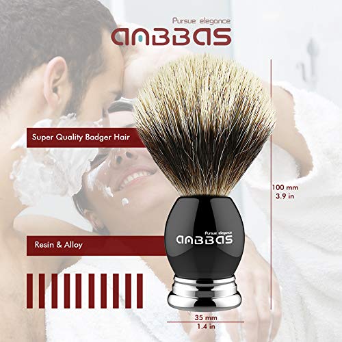 Premium Badger Hair Brush with Natural Scent for Effortless Grooming and Styling - Image 3