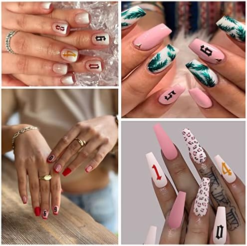 Billie Eilish Style Acrylic Nail Design Kit for Enthusiasts - Image 5