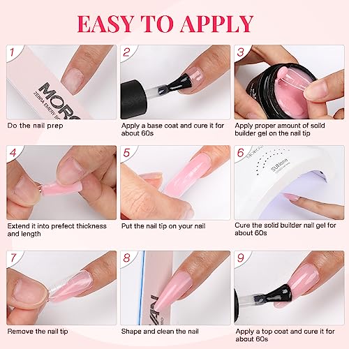 6 Color Bio Gel Nail Sculpting Kit Easy Application for Beautiful Nails - Image 7