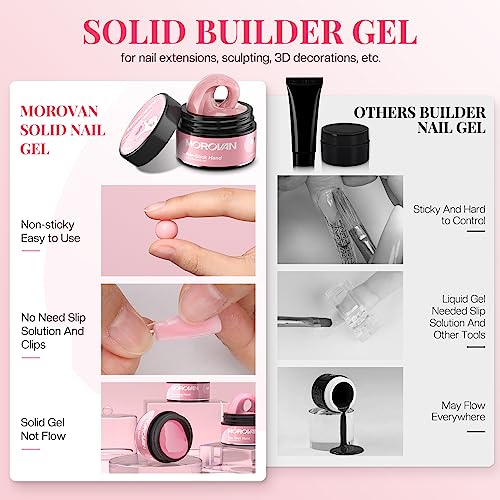 6 Color Bio Gel Nail Sculpting Kit Easy Application for Beautiful Nails - Image 4
